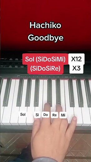 Hachiko piano tutorial