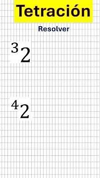 🌀 What is Tetration? Learn how to easily solve it by moving the exponent to the other side.