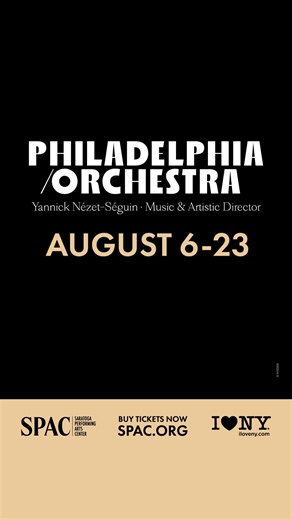 Experience iconic masterpieces and exciting premieres this summer during The Philadelphia Orchestra’s 2025 season at SPAC. | Saratoga Performing Arts Center | Facebook