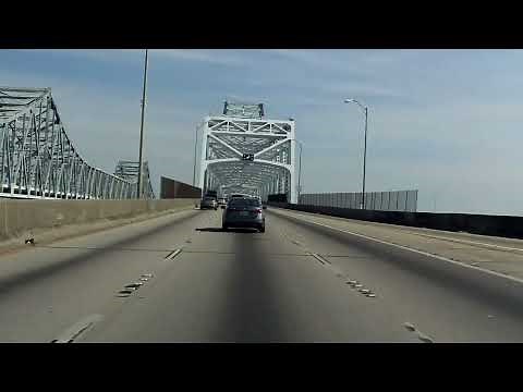 Crescent City Connection Bridge westbound/outbound [ALTERNATE TAKE]