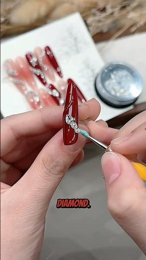 Snake-Inspired Gem Nail Art 🐍✨ | Easy DIY Serpent Charm Tutorial