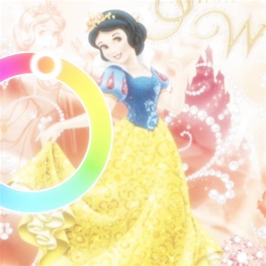 DISNEYYY #disneyprincess #disney #princess #rainbow #colorwheel | color wheel