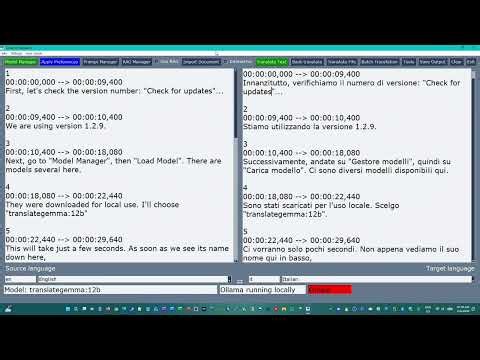 Working with Subtitles - translating SRT or VTT file