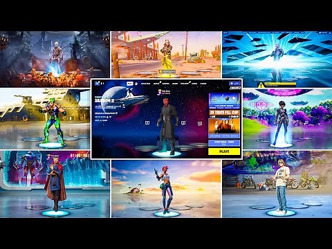 Evolution of All Fortnite Lobby Backgrounds (Season 1 - Season 24)