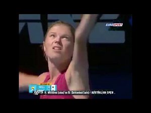 Venus Williams vs. Sandra Zahlavova but every grunt is replaced with the Roblox death noise