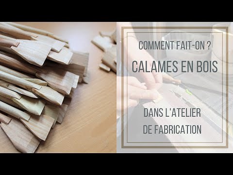 [Calligraphie]Fabrication calames en bois
