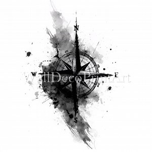 10 Watercolor Compass Clipart Set - High Quality Images - Digital Download - Commercial Use Watercolor Printable Media Digital Paper Craft - Etsy