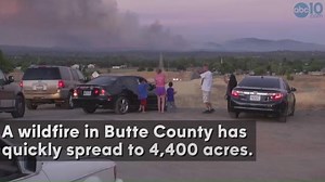 The Wall Fire burning five miles north of Bangor in Butte County has nearly doubled in size since Saturday afternoon, prompting mandatory evacuations and road closures throughout the nearby area. MORE >>> http://on.abc10.com/2sE0IGr | ABC10
