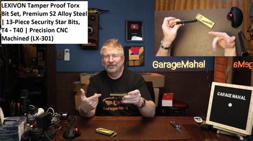 Watch LEXIVON Tamper Proof Torx Bit Set,13-Piece T4 - T40 on Amazon Live