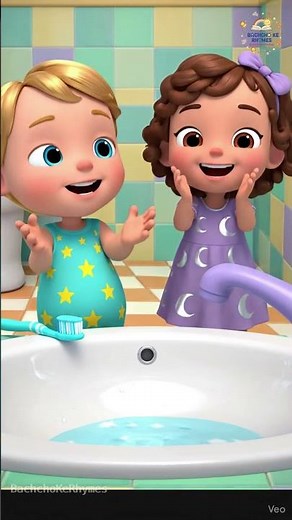 Twino & Twina’s Toothpaste Magic 🌈 | Fun Water & Brushing Adventure | AI Kids Cartoon