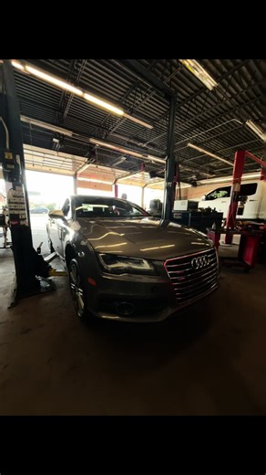 Audi a7 front flex pipe repair #a7 #audi #german #mufflersrus #repair