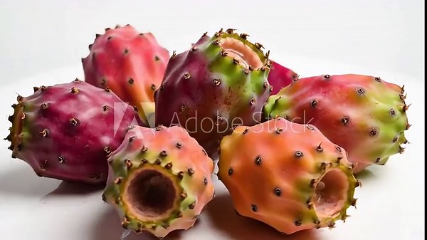 Prickly Pear Cactus Fruits A Colorful and Delicious Food Source.