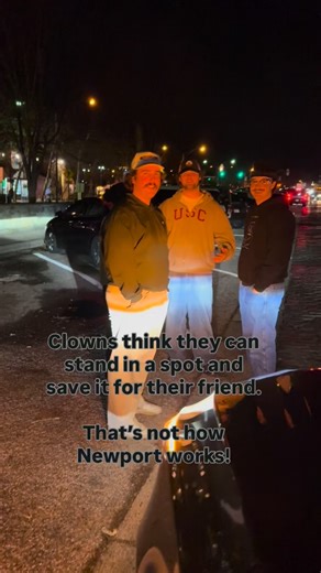 This isn’t the lunch table. You can’t save a spot for your buddy who’s driving in from out of town! 🤡 | Newport Buzz