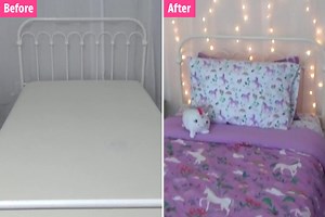 I’m a DIY pro, I transformed my daughter's bedroom into a girly heaven