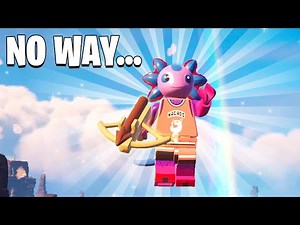 The FIRST TRICKSHOT on Lego Fortnite..