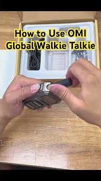Let's see how to install and use the global walkie-talkie after receiving it.