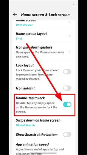 Enable Double Tap to Lock Screen on Android! 🔒 #Shorts