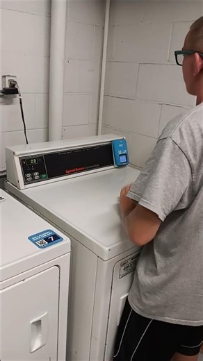 John Drums On A Speed Queen Dryer While It Runs...