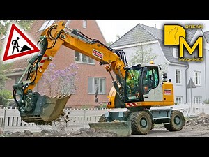 LIEBHERR A918 compact BAGGER WIRTGEN W200i FRÄSE BAUSTELLE STRASSENBAU DREAM MACHINES