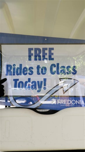 5.7K views · 145 reactions | We’re still reliving the fun from yesterday’s first day of classes!  President Dr. K, along with our dedicated faculty and staff, gave students the VIP treatment with rides to class—plus a little candy to sweeten the day. A memorable start to the semester! | Fredonia | Facebook