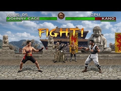 Mortal Kombat 1 Arcade (Mugen) Johnny Cage Playthrough