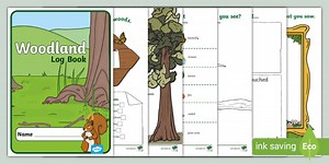 Woodland Log Activity Book