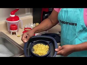 Tupperware Mix Master Mix n whip, Hash browns and whipped coffee for breakfast