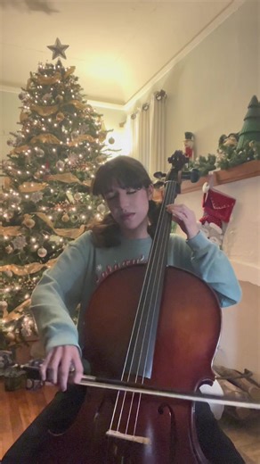 Sleigh Ride Cello Performance with Fun Mistakes