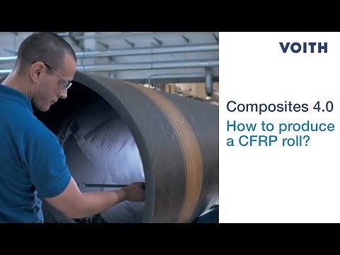 How to produce a CFRP roll? - Voith Composites 4.0