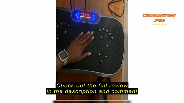 Review AXV Vibration Plate Fitness Platform Exercise Machine Vibrating Lymphatic Drainage Shaking Fu