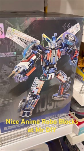 Nice Anime Robo Blocks at Mr DIY NU Sentral #malaysia #blocks #anime