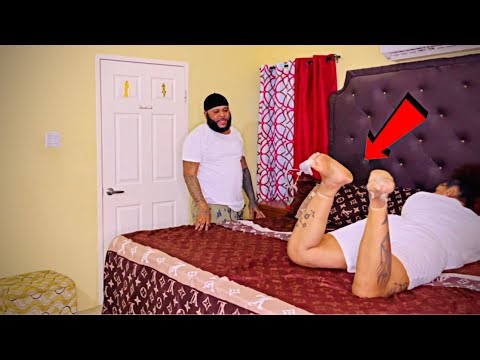 Wearing rubbers as socks to catch my boyfriend reaction 🤫