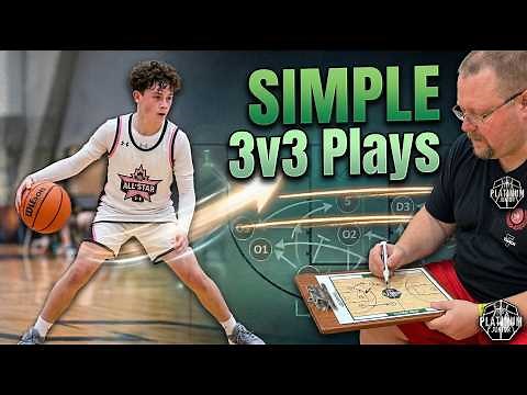 Simple 3v3 Basketball Plays