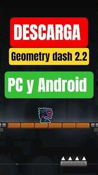 DESCARGA #geometrydash PARA PC Y ANDROID AQUI! #sombrasgang