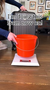 1.1M views · 1.4K reactions | Use a bucket to help weigh large luggage at home! #traveltips This original video was produced by Network Media, LLC and Jeff & Lauren Productions. | Home Hacks & Easy Snacks | Facebook