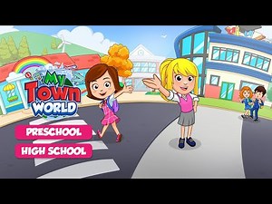 SCHOOL IS COOL😎! PRE-SCHOOL & HIGH SCHOOL are now on the MAP! || MY TOWN: WORLD