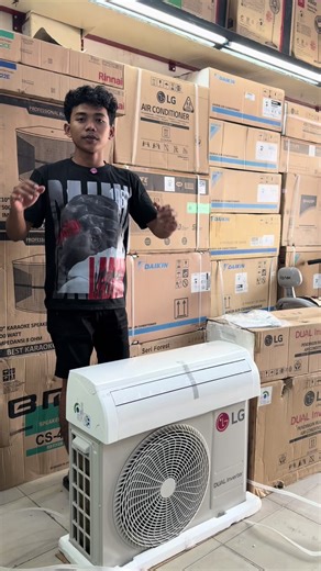 Review ac LG DUAL INVERTER 1PK #elektronik #medan #ac #airconditioner #airconditioning