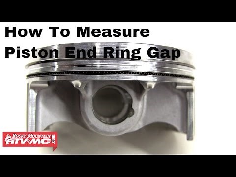 How To Measure Piston Ring End Gap on a Motorcycle or ATV