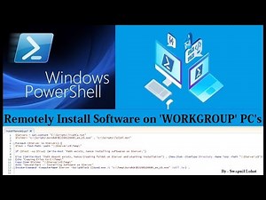 Installing software remotely on Multiple "Workgroup" Computers