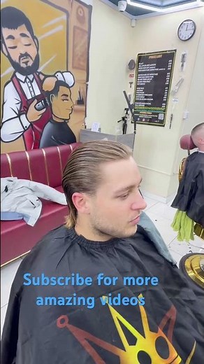 Long hair style low taper fade #shortvideo #foryou #barber #hairstyle #longhairstyle #taperfade #1k