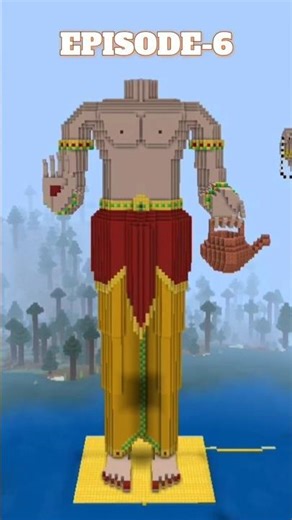 Lord Brahma idol building in Minecraft Ep.6 #brahma #minecraft