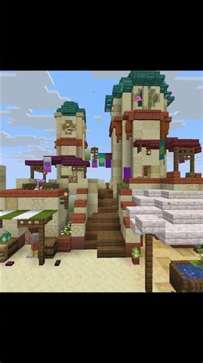 The Desert Village Transformation | #minecraft #minecraftbuilding #Caylisa #cleangaming