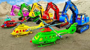 55K views · 1K reactions | Bulldozers rescue excavators, planes, cranes from monsters | Kids Toy TV | Facebook