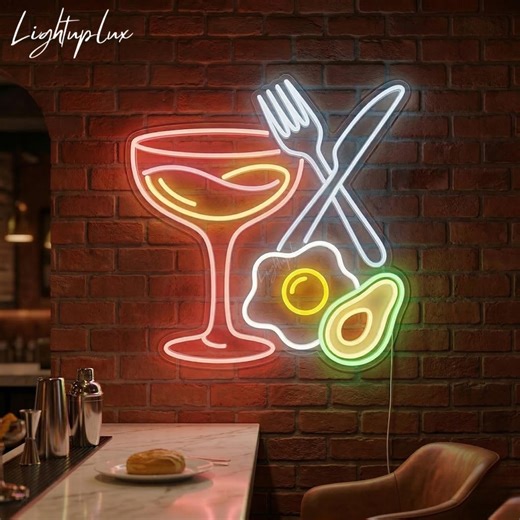 Brunch Neon Sign, LED Wall Art for Cafe or Restaurant Decor, Neon Light Gift for Cafe Owners - Etsy