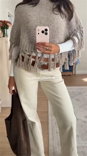 Free People on Instagram: "Our gift to you: The Emma Knitted Poncho is BACK IN STOCK. Link in bio to shop. @sophiamarren"