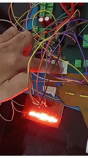 LEDs control using Push button mini project. #pic16f877a #diy #tutorial #control