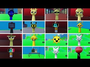 How to Get ALL 21 Badges Morphs In Sprunki RP 3D Morphs [Mustard Update] Roblox