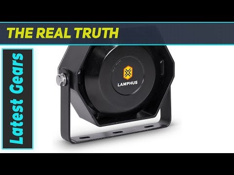 LAMPHUS SoundAlert 100W Compact Slim Speaker: Unstoppable Power for Emergency Vehicles