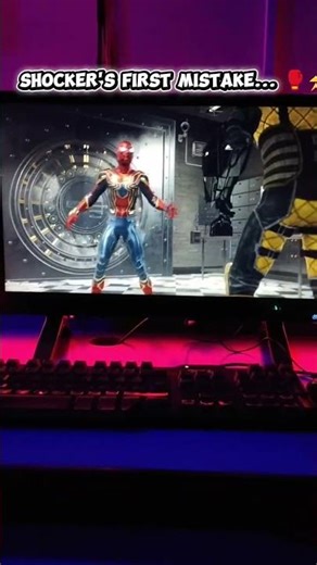 Shocker's First Mistake... 🥊⚡|spider man