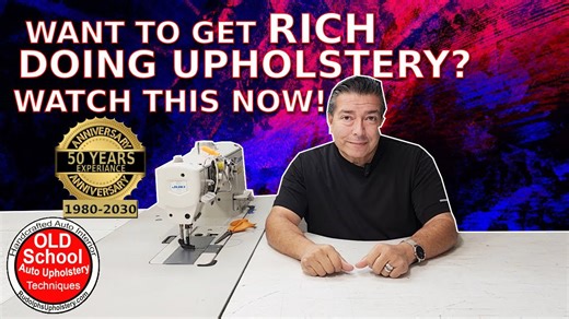 Want to Get Rich with Upholstery? Watch This Now